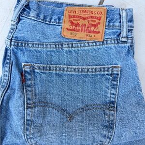 Vintage Levi's 505 Light Blue Denim shorts